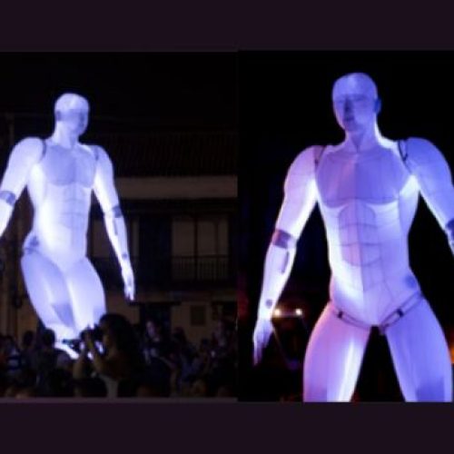LED Inflatable Robots Hire